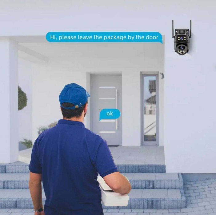 Акція! камера Anbiux A33H Wi-Fi 8МП 4K PTZ з двома об'єктивами