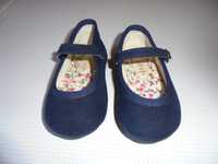 sapatos de menina cor azul marinho