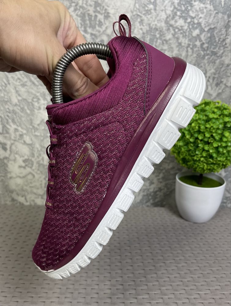 Skechers Lite-weight кроссовки 36 размер женские спортивные бордовые