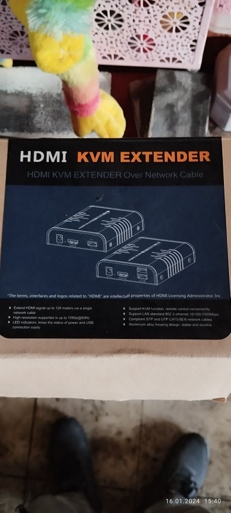 Подовжувач HDMI LAN до 120 м