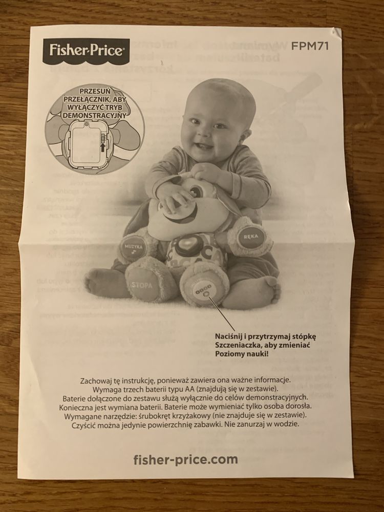 Sprzedam interaktywnego misia Fisher Price- stan idealny