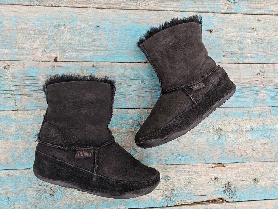 Женские угги на платформе Fitflop р. 36-37