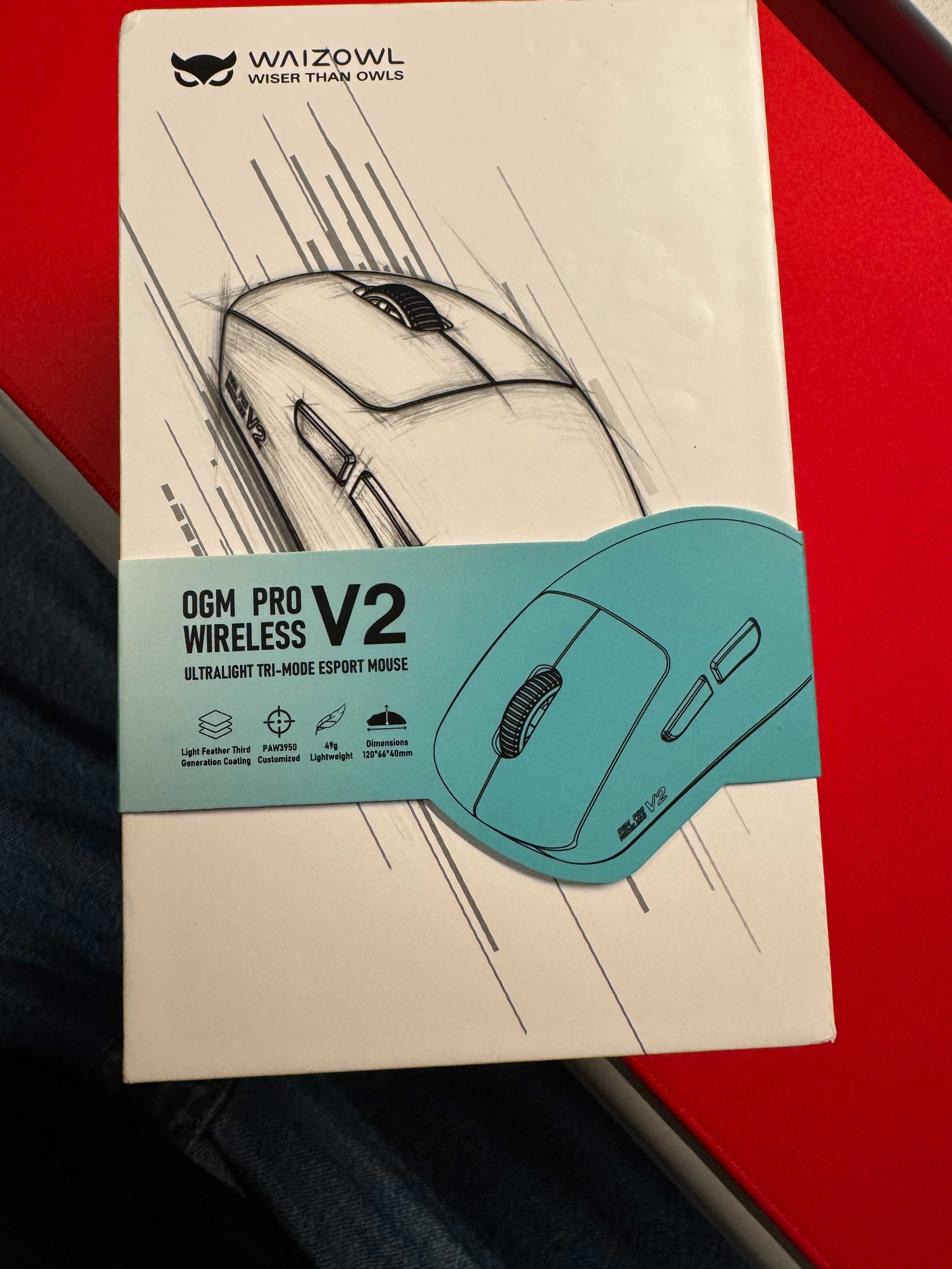 Rato Gaming Waizowl OGM Pro v2 blue Fade 8k Wireless
