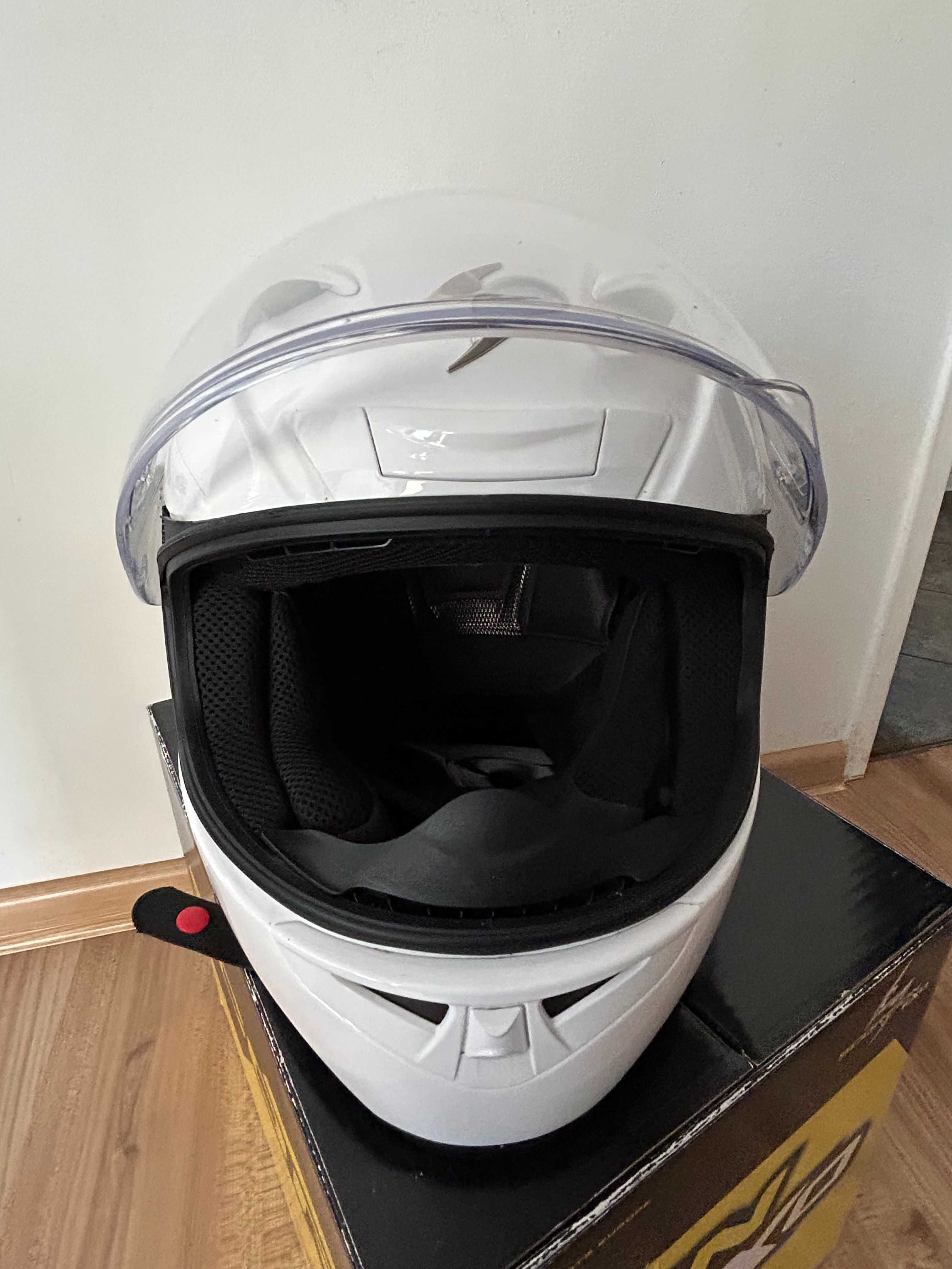 kask motocyklowy Scorpion EXO 710 AIR SOLID biały rozmiar M
