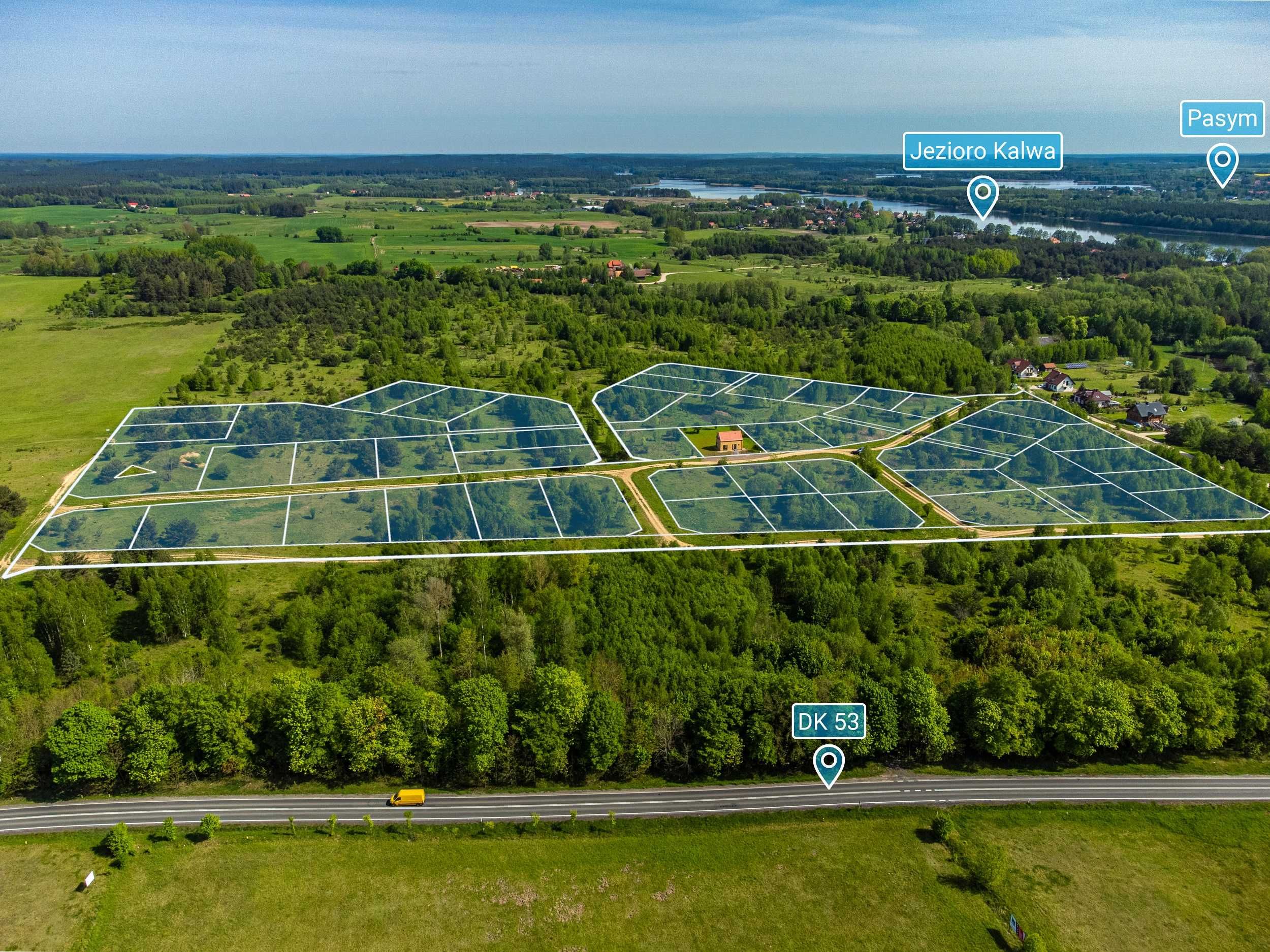 Działka budowlana w Tylkowie blisko lasu i jezior