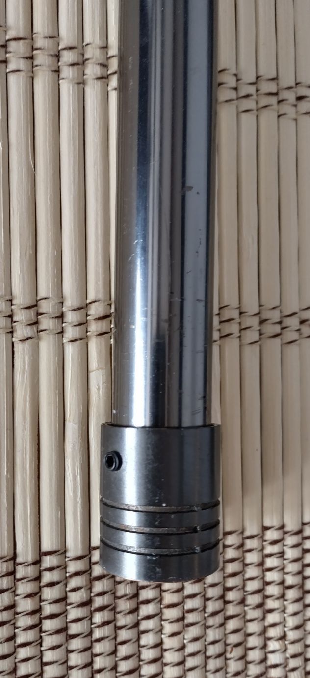 Karnisz drążek metalowy ciemny ecru 153cm