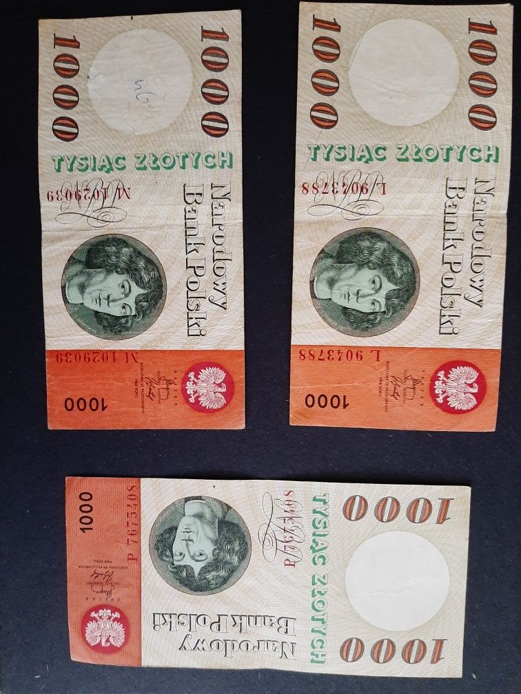 Banknoty stare/bony