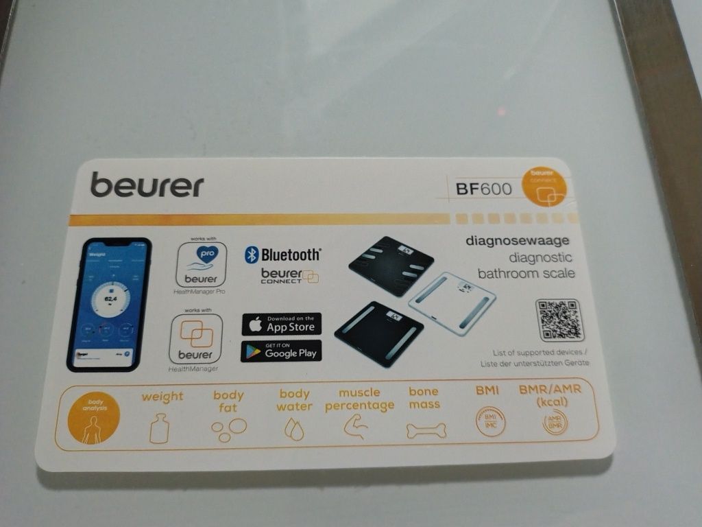 Inteligentna, diagnostyczna waga Beurer