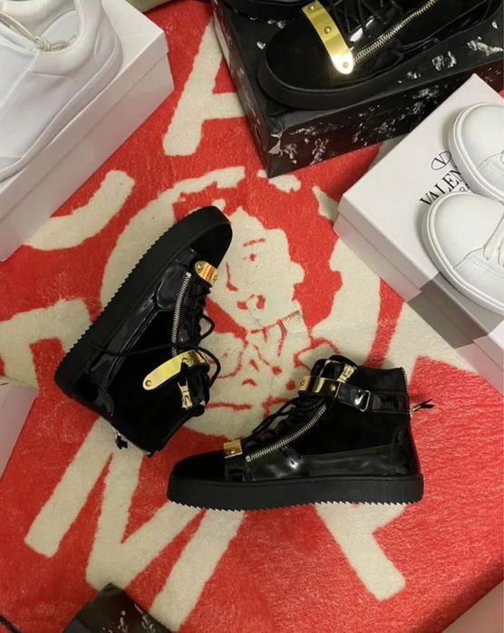 кроссовки Giuseppe zanotti черные | джузеппе