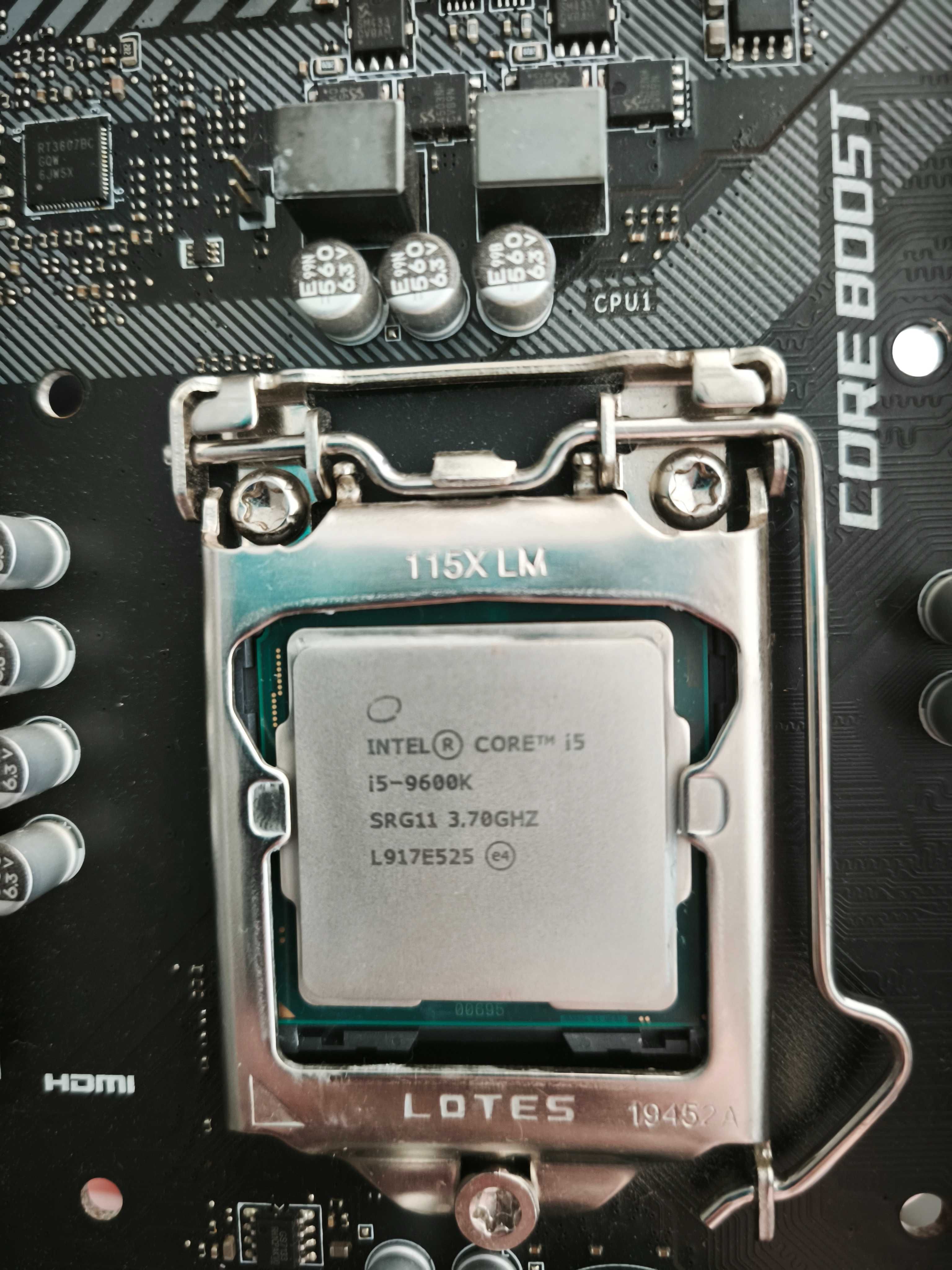 MSI MAG B365M Mortar + i5-9600K + DDR4 16GB