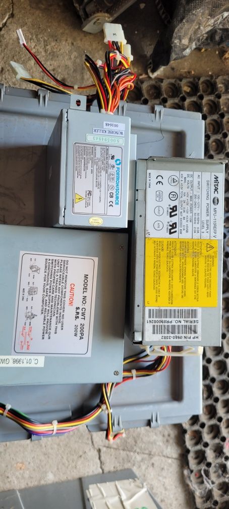 Retro części. Pentium 2, ram, karty, zasilacze itp.