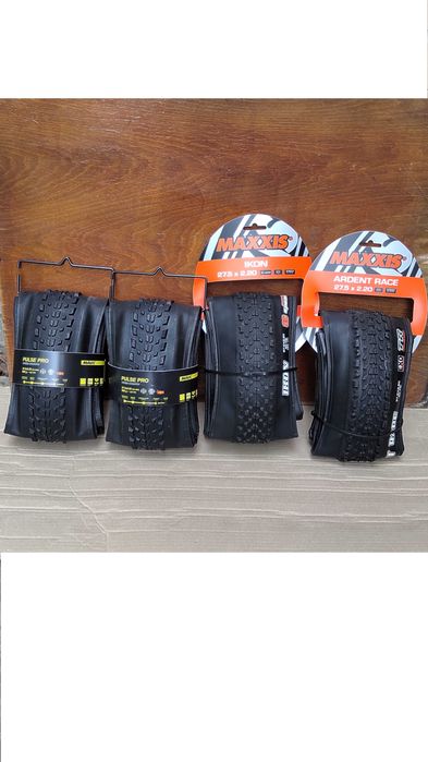 Продам покришки 27.5"x 2.2 Maxxis ikon, ardent race, Mavic pulse pro.