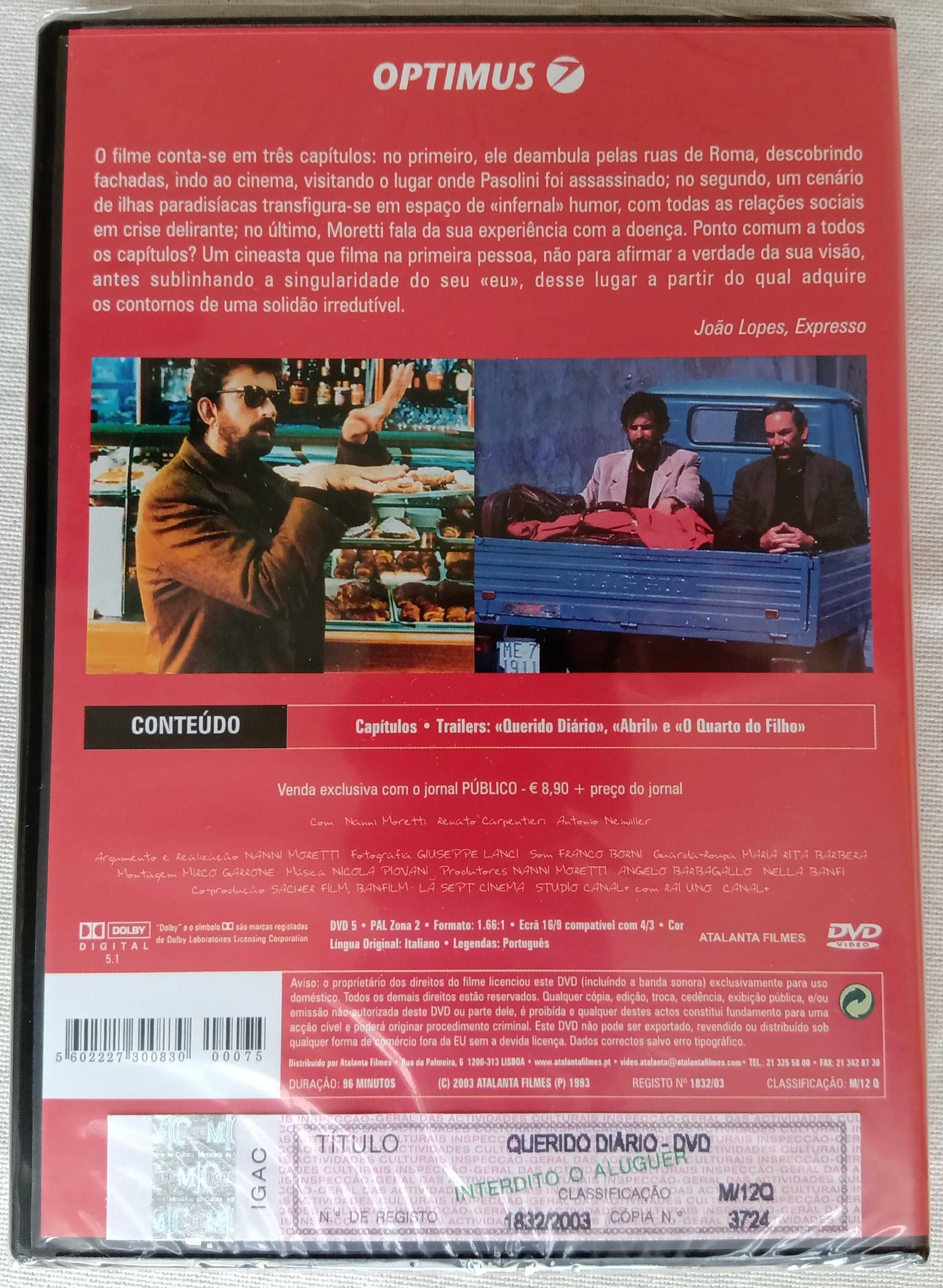 Filme Querido Diário de Nanni Moretti [Novo e Selado]