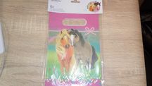 torebki urodzinowe  w konie pony 4 szt