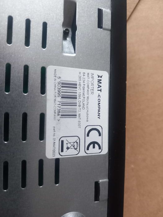 DVB-T2 Mat-830T dekoder telewizji naziemnej z WiFi i YouTube