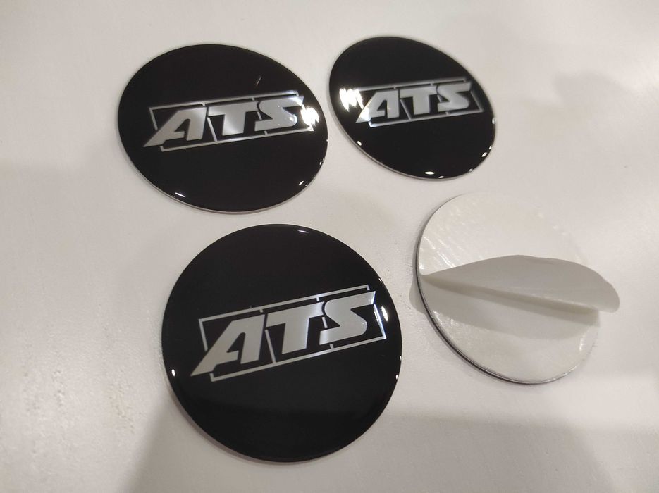 4 centros para jante, kit completo pronto a aplicar ATS