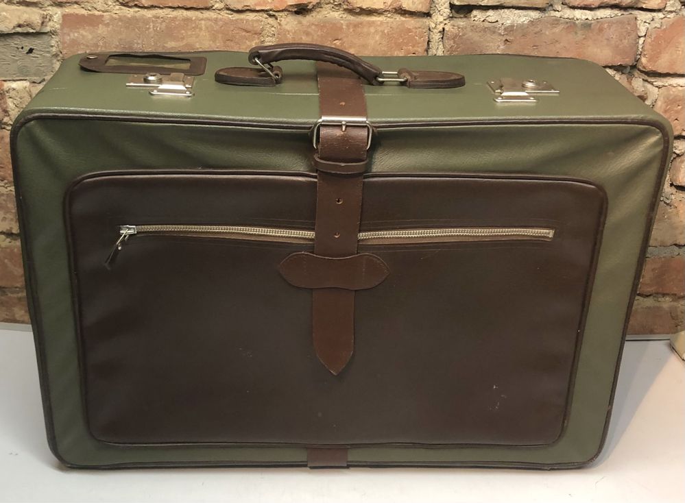 Stara oryginalna walizka podróżna sakwojaż RETRO vintage