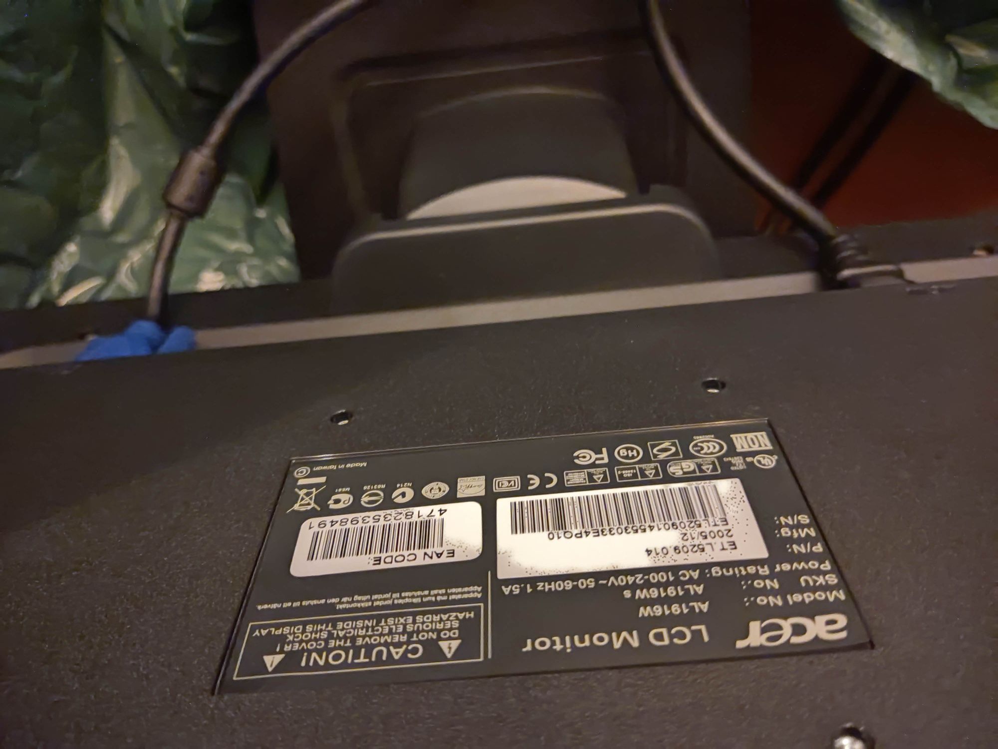 Monitor acer pouco usado