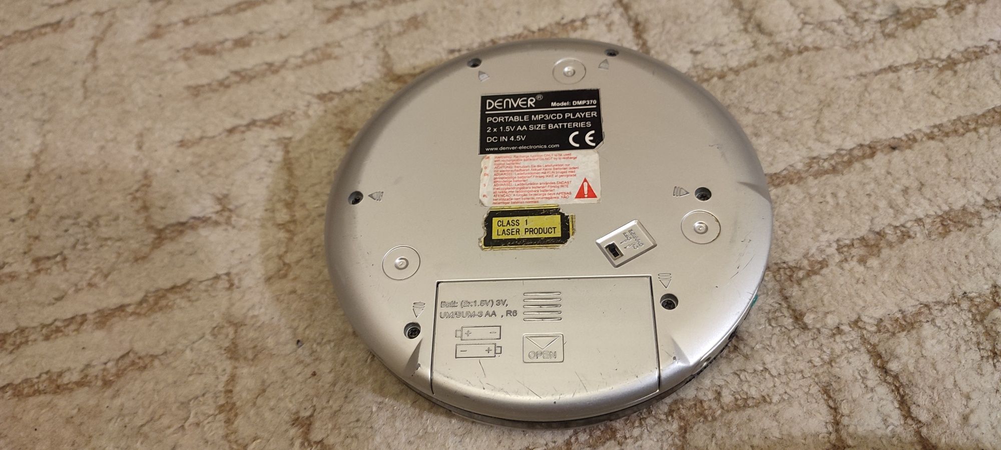 Discman Denver 120/45 sprawny