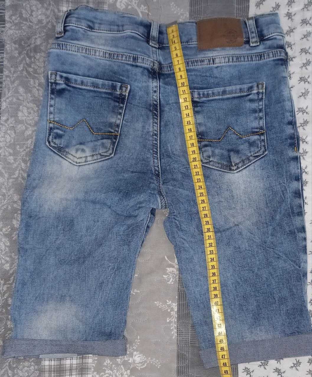 Дитячі джинсові шорти для хлопчика 9-10 років 134-140см