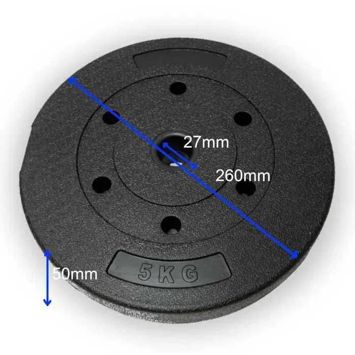 obciążenie bitumiczne 5 kg 4 szt zestaw 20 kg 27mm