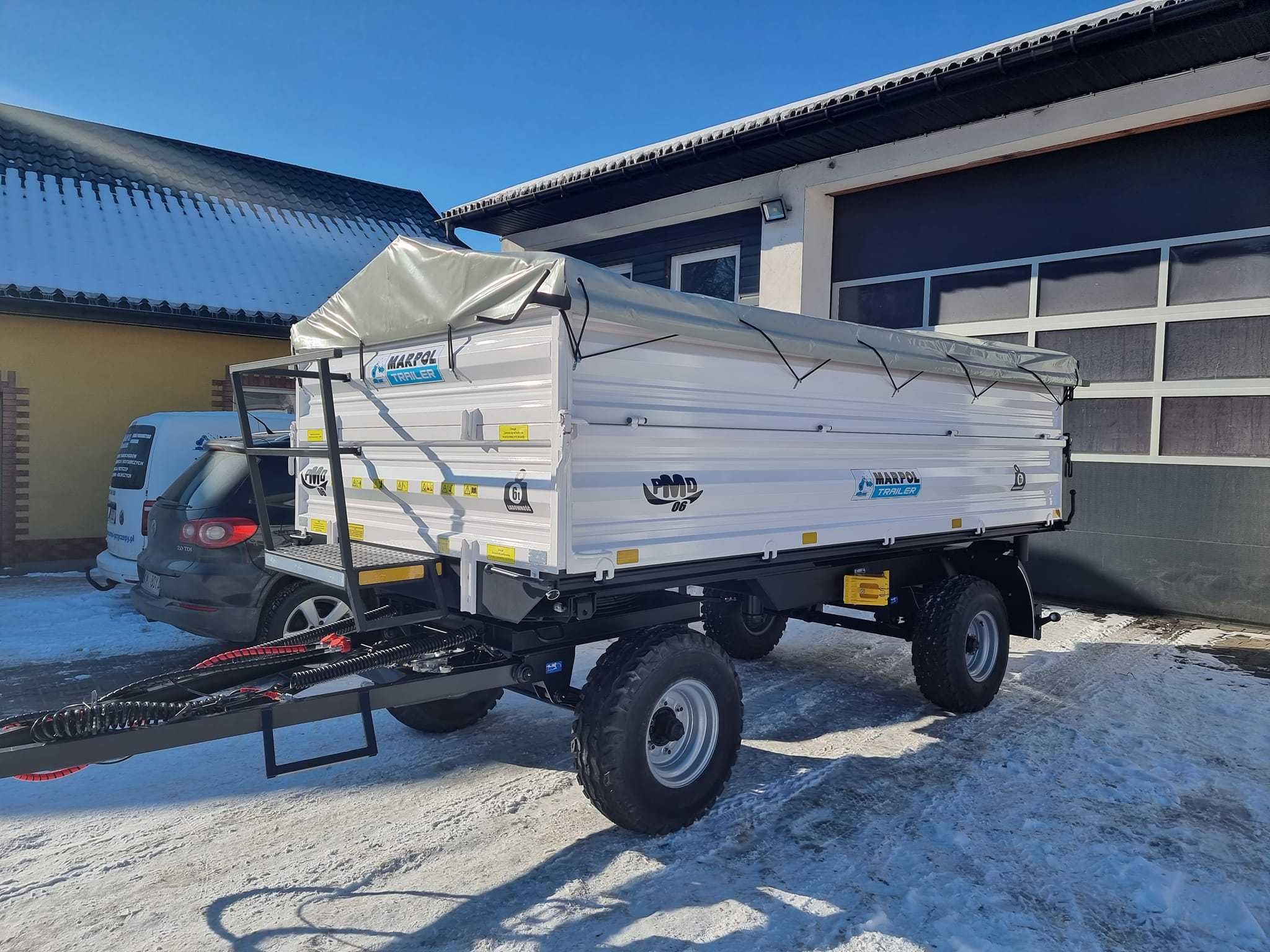 MARPOL -TRAILER Przyczepa dwuosiowa 6 ton