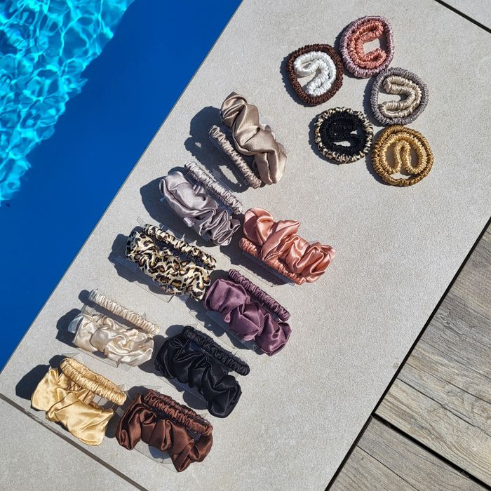 Резинка із натурального шовку, натуральний тутовий шовк