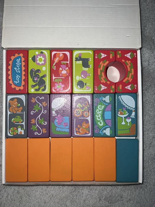 Деревяний конструктор КУБІКА