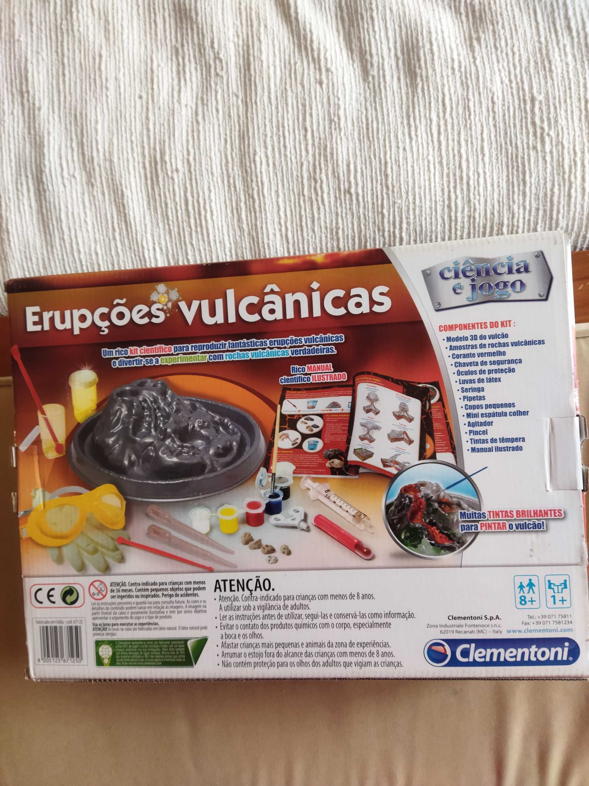 Jogo erupções vulcanicas