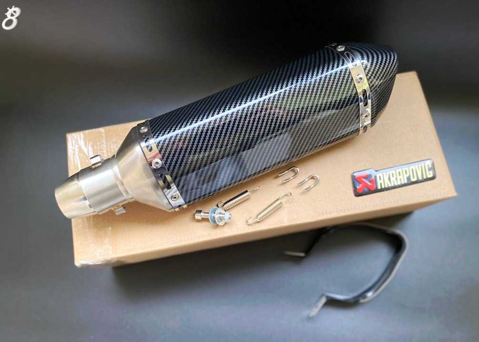 Прямоток Акрапович Вихлоп на мотоцикл Прямоточний Вихлоп на байк