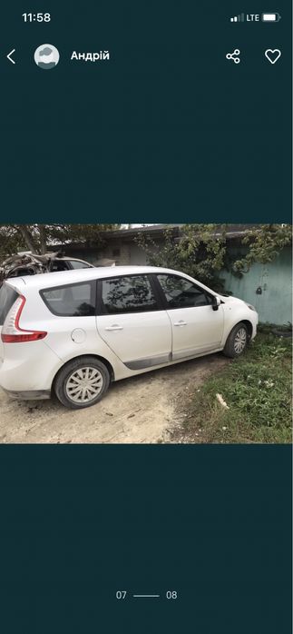 КУЗОВ. КОМПЛЕКТУЮЧІ..Renault Scenik 3.Рено Сценік 3 1.5дсі