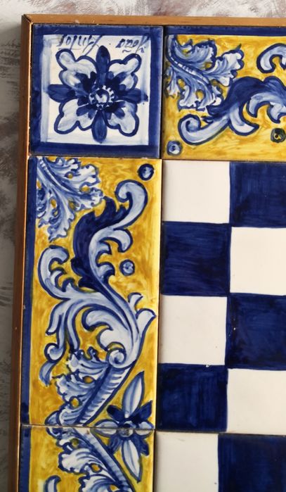 Tabuleiro de Xadrez em azulejos