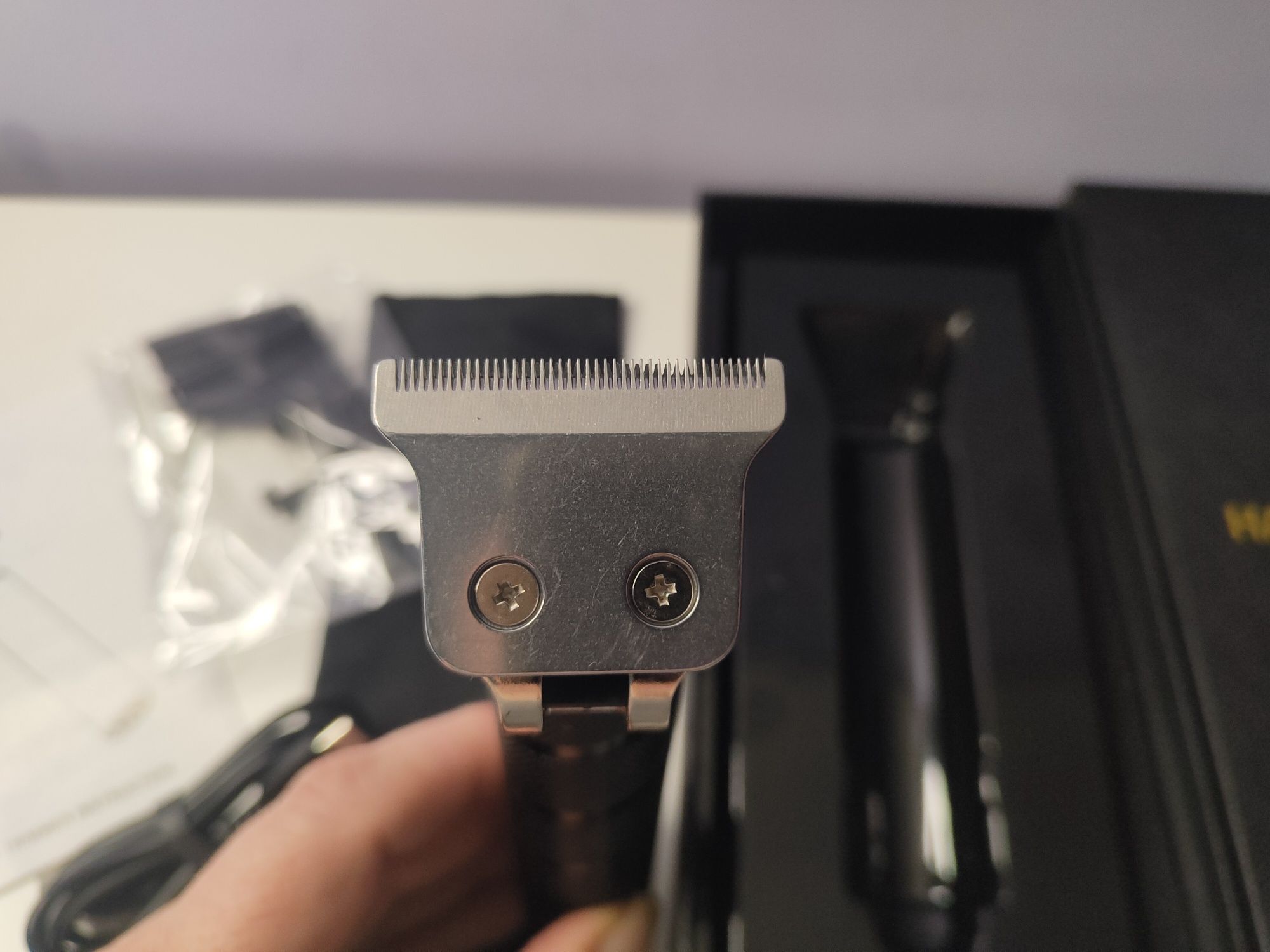 Nowa Trymer Maszynka do włosów brody Akumulator Nakładki