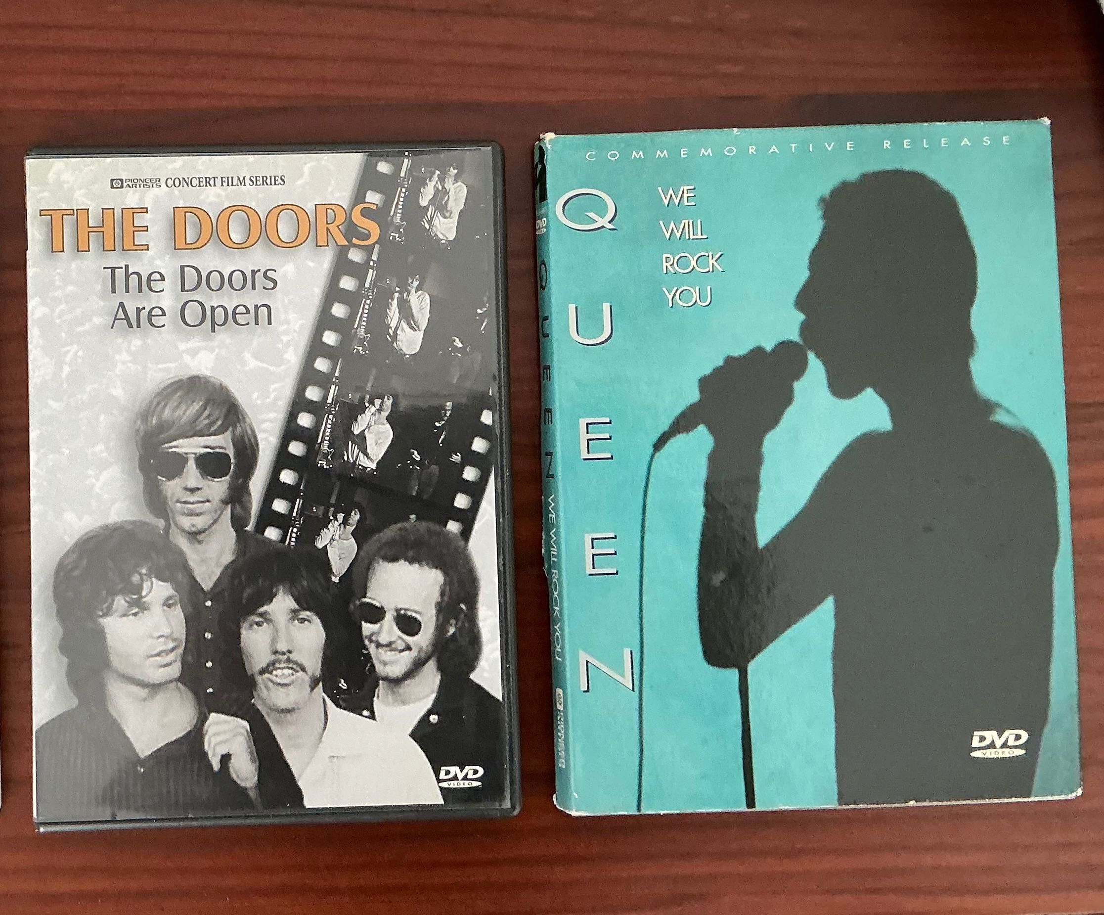 03 DVD's: ACDC, Queen e The Doors - Preço IMBATÍVEL!!