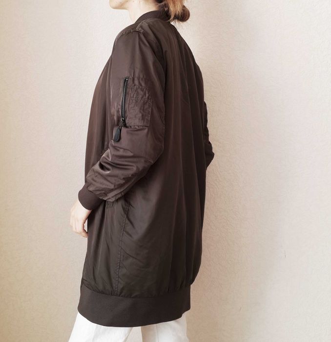 бомбер парка хакі с хутром всередині clockhouse