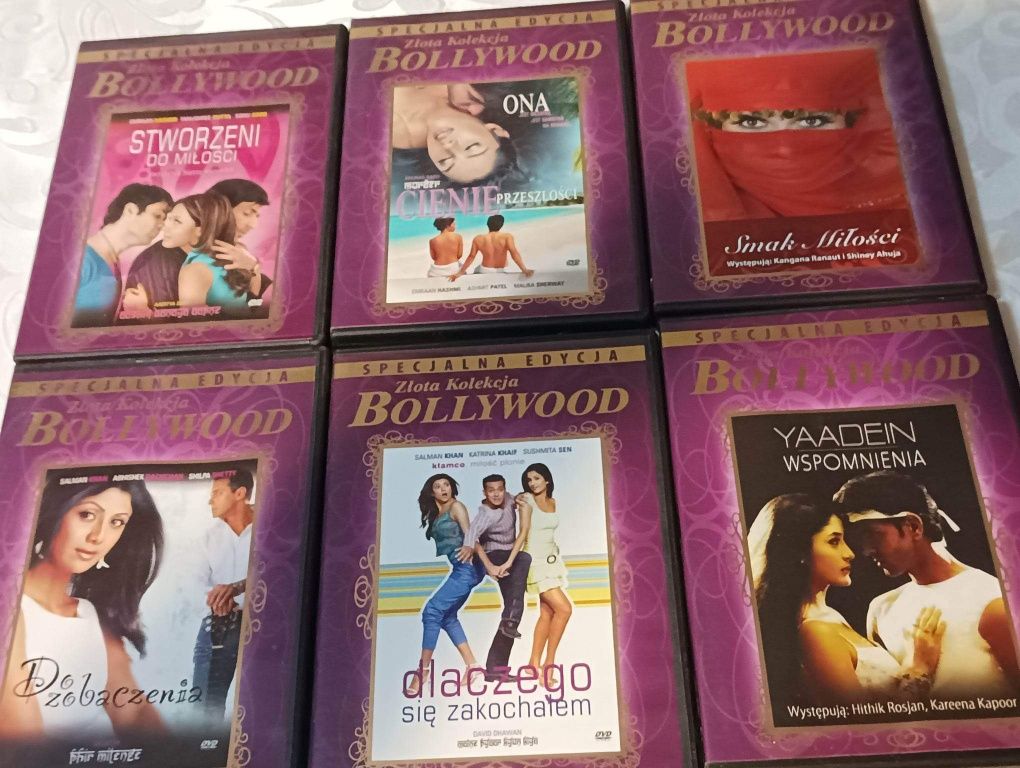 10. Filmy - złota kolekcja Bollywood 6 sztuk