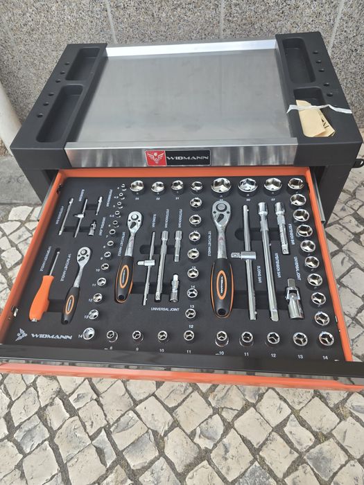Carrinho de 4 ferramentas gavetas novo