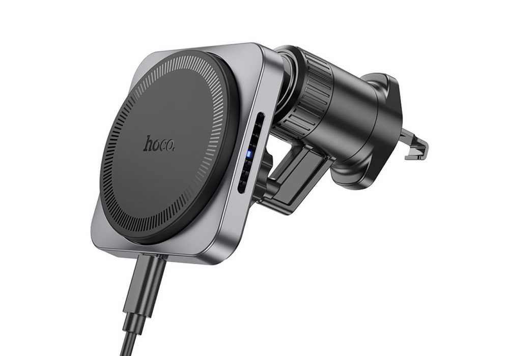 MagSafe авто-держатель Hoco HW15 Wireless беспроводная зарядка iPhone