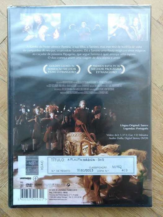DVD "A flauta mágica", de Ingmar Bergman