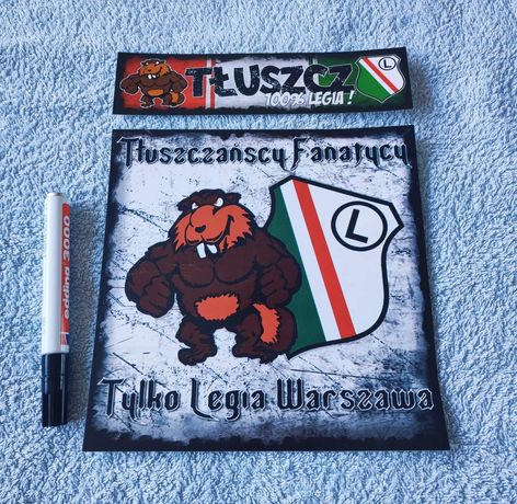 Vlepki naklejki Legia Warszawa Tłuszcz