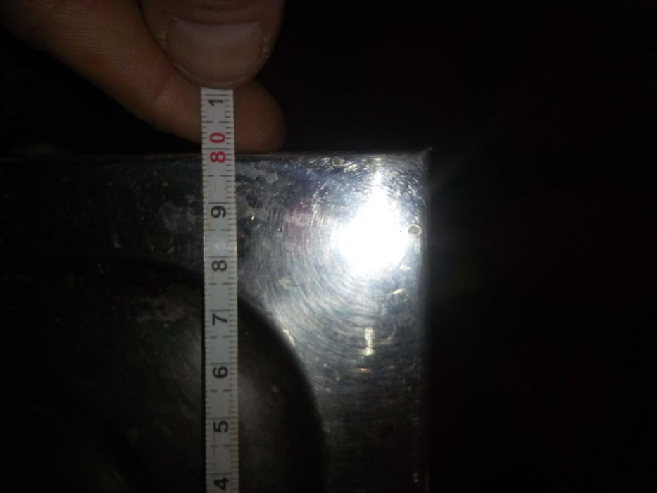 Умивальнік нержавейка.Дліна-80см,Ширина-50см.