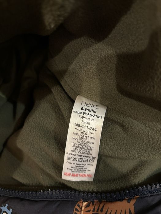 Теплий демісезонний комбінехон next 6-9m