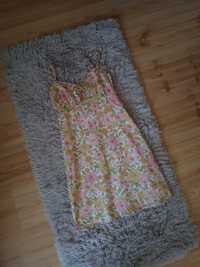 Sukienka w kwiaty Clockhouse - 100% bawełna