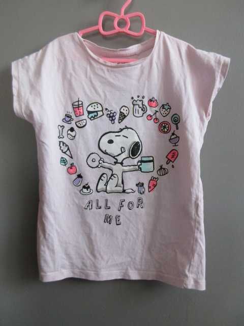 Firmowe koszulki bluzki T-shirty 4 szt roz 110/116