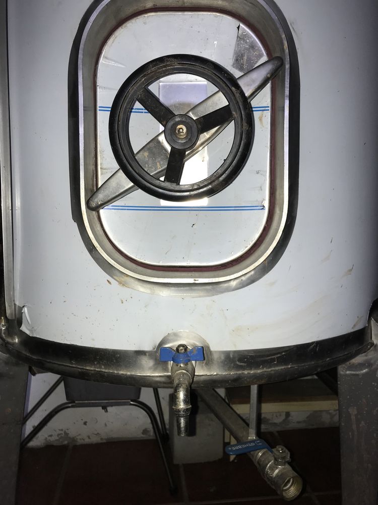 cuba de inox +motor