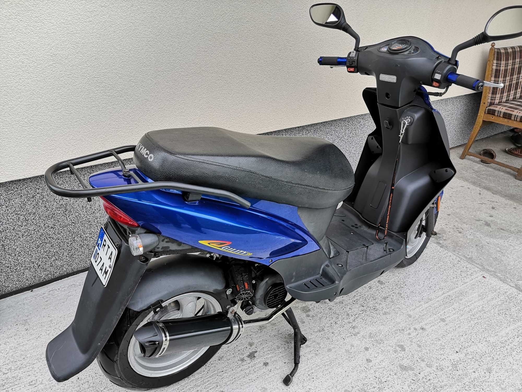 Kymco Agility Tuning 80ccm Przelot 82km/h
