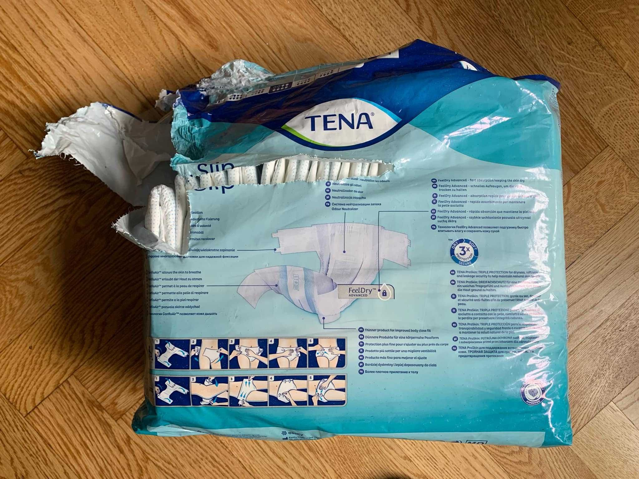 Pieluchomajtki TENA Slip ProSkin Plus – rozmiar L (15 szt.)