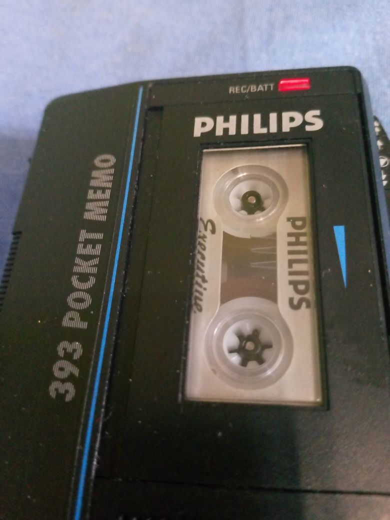 Philips Диктофон 393 Pocket Memo с двумя кассетами
