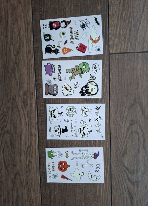 Świecące tatuaże - Halloween