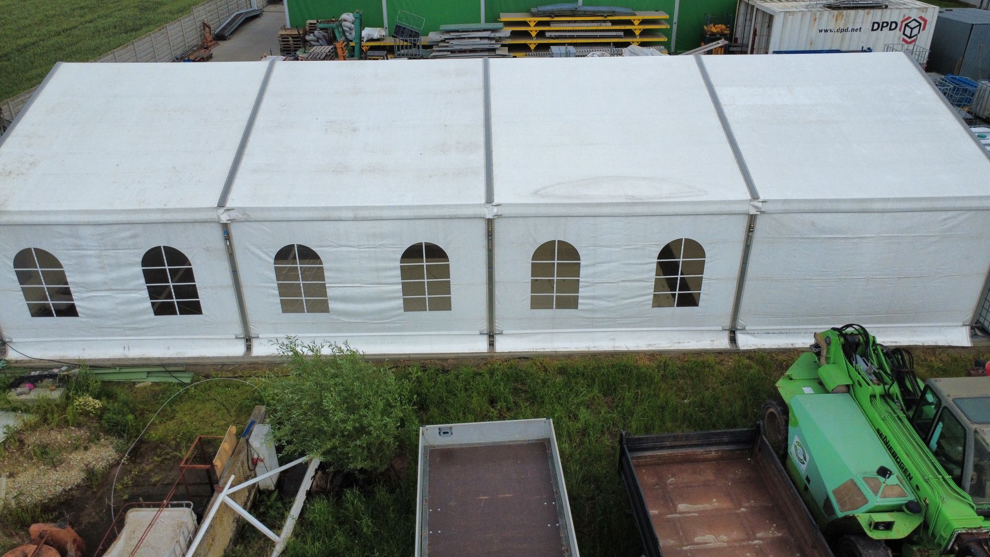 Hala namiotowa eventowa imprezowa z podłogą 10x20 aluminiowa POL-PLAN